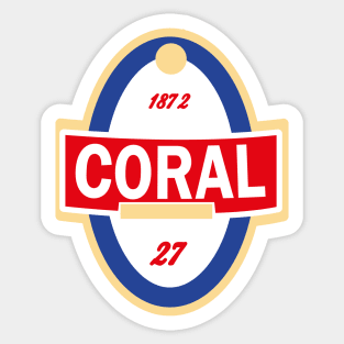 Madeira Island - Rotulo da cerveja Coral / Coral beer label Sticker